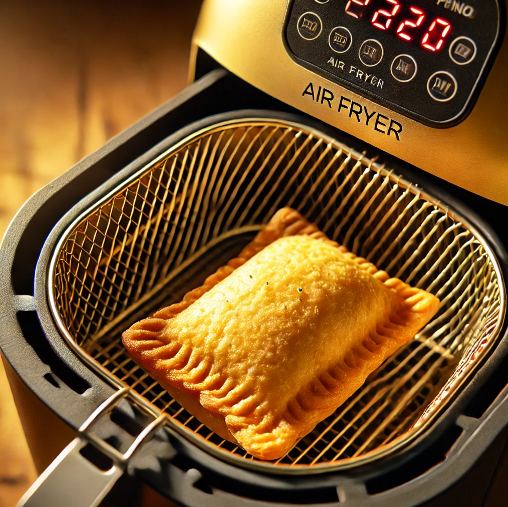 Preparei esse Pastel na Airfryer e agora até a fritura ficou com inveja!