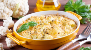 Batata Gratinada com Creme de Queijo