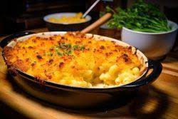 Macarrão Gratinado com Presunto e Queijo