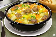 Sopa de Carne com Legumes