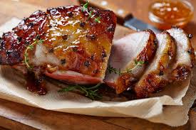 Pernil Assado com Mel e Laranja